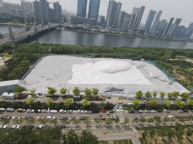 大氣膜拆了！這項重要工程完工——:膜結構工程